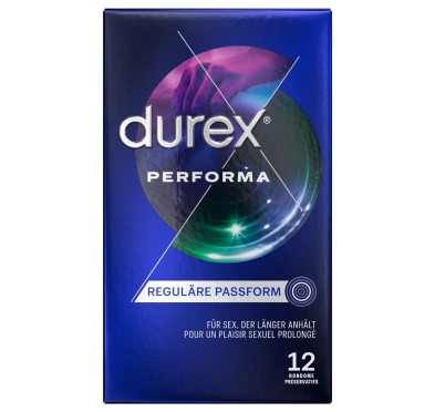 Durex - Prezerwatywy Zapewniające Dłuższy Seks Performa 12 szt